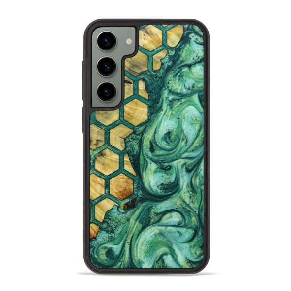 Galaxy S23 Plus Wood+Resin Phone Case - Maliyah (Pattern, 641290) For Discount