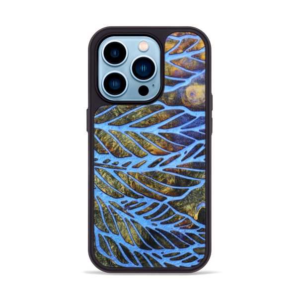 iPhone 14 Pro Wood+Resin Phone Case - Jacqueline (Spring, 640288) Online Sale