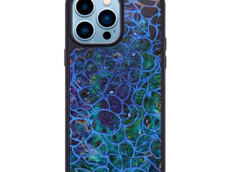 iPhone 14 Pro Max Wood+Resin Phone Case - Darla (Spring, 640250) For Discount