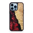 iPhone 14 Pro Max Wood+Resin Phone Case - Morgan (Red, 639187) Online