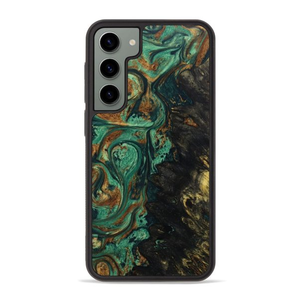 Galaxy S23 Plus Burl Wood Phone Case - Derrick (Green, 643255) Online Hot Sale