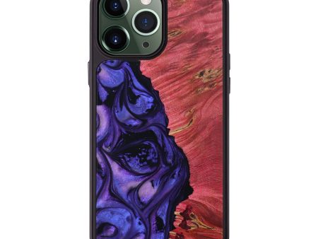 iPhone 13 Pro Max Wood+Resin Phone Case - Anita (Purple, 641330) Sale