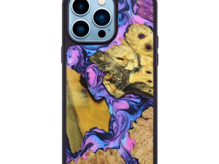 iPhone 14 Pro Max Wood+Resin Phone Case - Skylar (Mosaic, 639567) Online Sale