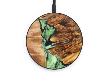 Circle Wood+Resin Wireless Charger - Pedro (Mosaic, 640570) Online Sale