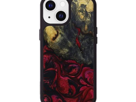 iPhone 13 Wood+Resin Phone Case - Ronan (Red, 641373) Online now