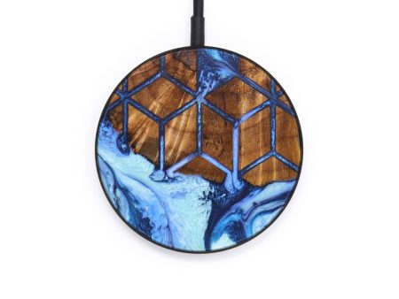 Circle Wood+Resin Wireless Charger - Elliot (Pattern, 640132) Fashion