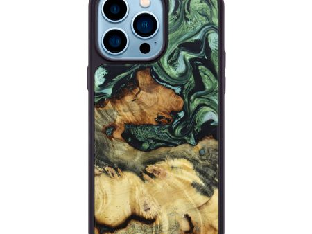 iPhone 14 Pro Max Wood+Resin Phone Case - Kairo (Galaxy, 637762) Sale