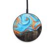 Circle Wood+Resin Wireless Charger - Tessa (Teal & Gold, 637539) Discount