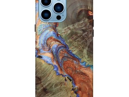 iPhone 14 Pro Max Wood+Resin Live Edge Phone Case - Audrey (Artist Pick, 637734) Cheap