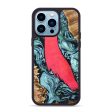 iPhone 14 Pro Max Wood+Resin Phone Case - Albert (Mosaic, 638680) Discount