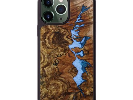 iPhone 13 Pro Max Wood+Resin Phone Case - Conner (Pattern, 641303) Fashion