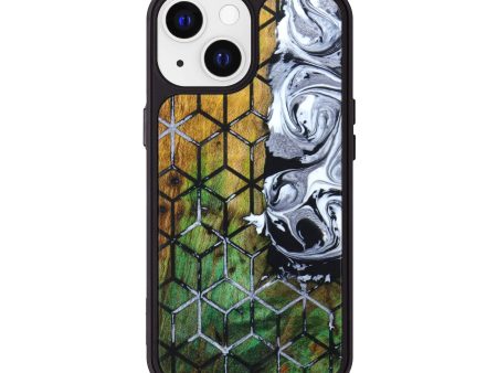 iPhone 13 Wood+Resin Phone Case - Daxton (Pattern, 640734) Discount