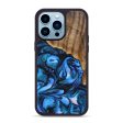 iPhone 14 Pro Max Wood+Resin Phone Case - Seth (Blue, 639544) Sale