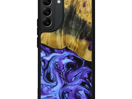 Galaxy S22 Plus Wood+Resin Phone Case - Gwendolyn (Purple, 642110) Hot on Sale