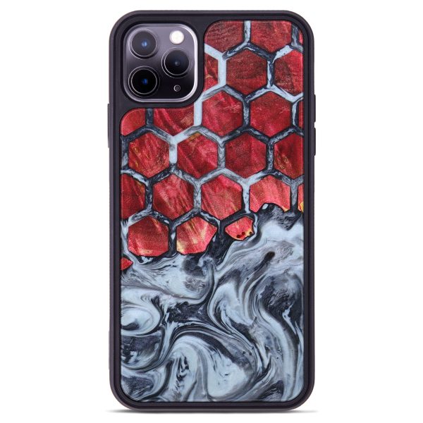 iPhone 11 Pro Max Wood+Resin Phone Case - Mallory (Pattern, 638894) Online Sale