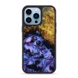 iPhone 14 Pro Max Wood+Resin Phone Case - Richard (Purple, 643397) Cheap