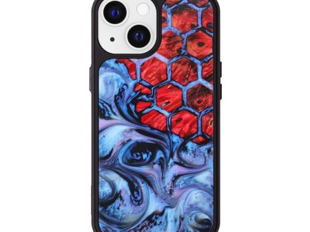 iPhone 13 Wood+Resin Phone Case - Esteban (Galaxy, 637782) on Sale