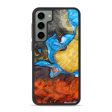 Galaxy S23 Plus Wood+Resin Phone Case - Malachi (Mosaic, 639217) For Discount