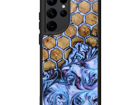 Galaxy S22 Ultra Wood+Resin Phone Case - Andre (Pattern, 640747) For Sale