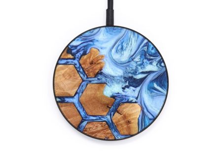 Circle Wood+Resin Wireless Charger - Kerri (Pattern, 640122) Online