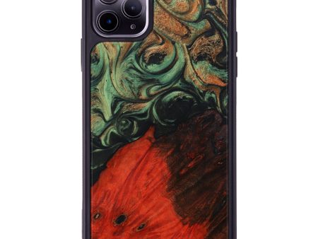 iPhone 11 Pro Max Wood+Resin Phone Case - Myles (Artist Pick, 641408) For Sale