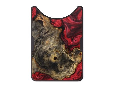 Alloy Wood+Resin Wallet - Angelica (Red, 640037) on Sale