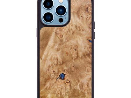 iPhone 14 Pro Max Wood+Resin Phone Case - Desmond (Maple Burl, 639489) Fashion