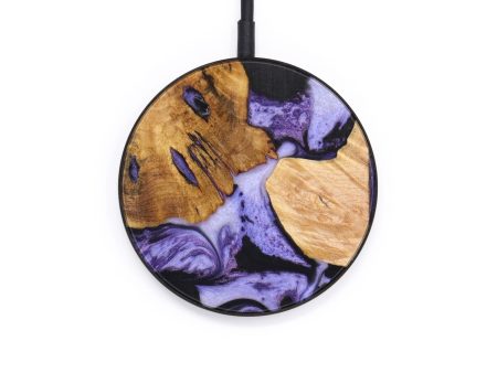 Circle Wood+Resin Wireless Charger - Leah (Mosaic, 640524) Discount