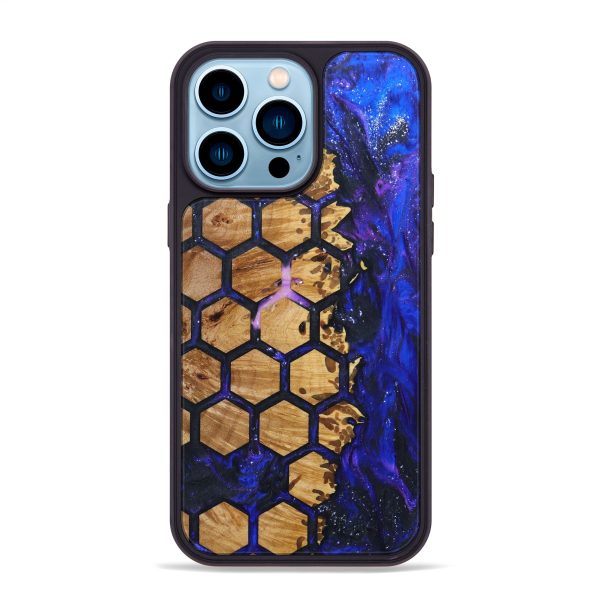 iPhone 14 Pro Max Wood+Resin Phone Case - Jan (Pattern, 639164) Online