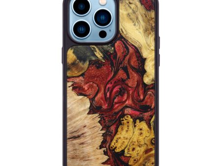 iPhone 14 Pro Max Wood+Resin Phone Case - Atlas (Mosaic, 638400) Cheap