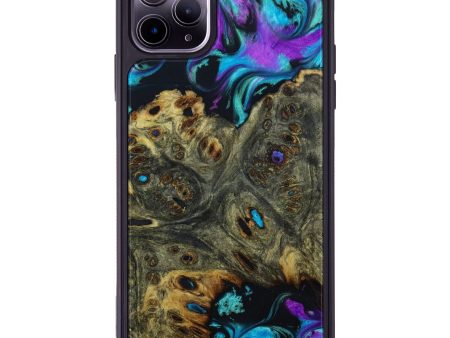 iPhone 11 Pro Max Wood+Resin Phone Case - Amora (Purple, 643392) Fashion