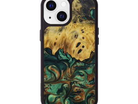 iPhone 13 Burl Wood Phone Case - Johnnie (Green, 643261) Supply