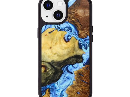 iPhone 13 Wood+Resin Phone Case - Blair (Mosaic, 639896) on Sale