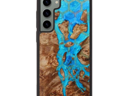 Galaxy S23 Plus Wood+Resin Phone Case - Nikolas (Pattern, 638664) Cheap