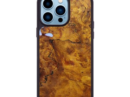 iPhone 14 Pro Max Wood+Resin Phone Case - Reginald (Maple Burl, 638122) Hot on Sale