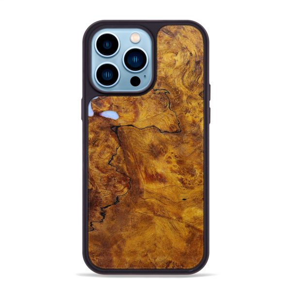 iPhone 14 Pro Max Wood+Resin Phone Case - Reginald (Maple Burl, 638122) Hot on Sale