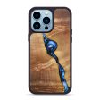 iPhone 14 Pro Max Wood+Resin Phone Case - Andre (Blue, 638848) Online