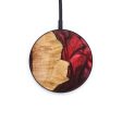 Circle Wood+Resin Wireless Charger - Demi (Red, 640584) Online now