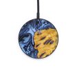 Circle Wood+Resin Wireless Charger - Justin (Blue, 640159) Online now