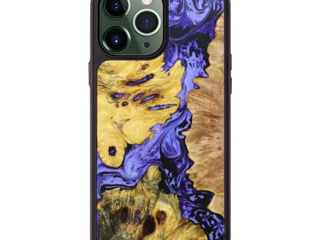 iPhone 13 Pro Max Wood+Resin Phone Case - Ainsley (Mosaic, 638078) For Cheap