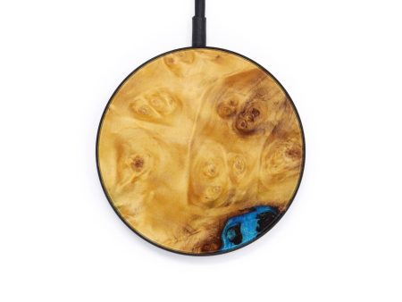 Circle Burl Wood Wireless Charger - Amie (Wood Burl, 643449) For Discount