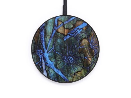 Circle Wood+Resin Wireless Charger - Connor (Spring, 640388) Fashion