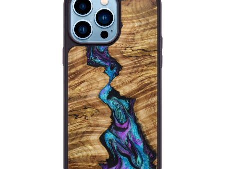 iPhone 14 Pro Max Wood+Resin Phone Case - Darin (Artist Pick, 638102) Cheap