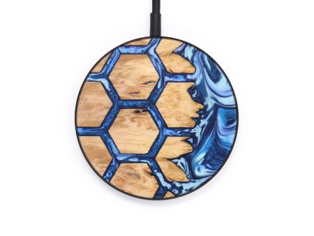 Circle Wood+Resin Wireless Charger - Aylin (Pattern, 640127) Online Hot Sale