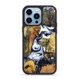 iPhone 14 Pro Max Wood+Resin Phone Case - Valeria (Mosaic, 638399) Fashion