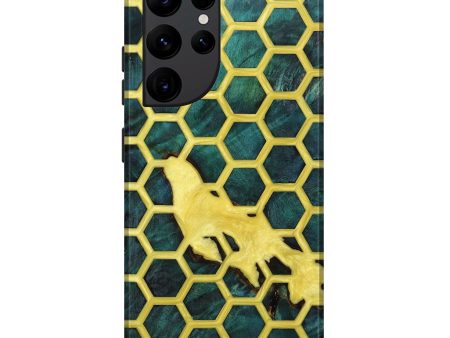 Galaxy S22 Ultra Wood+Resin Live Edge Phone Case - Caylee (Artist Pick, 639891) Cheap