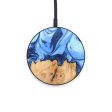 Circle Wood+Resin Wireless Charger - Constance (Blue, 640167) Hot on Sale