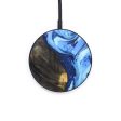 Circle Wood+Resin Wireless Charger - Tracy (Blue, 640686) Sale