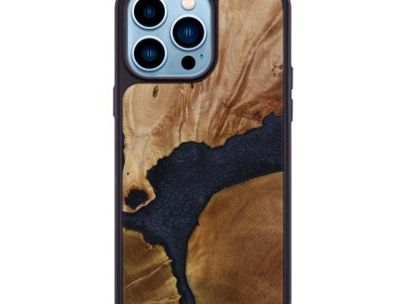 iPhone 14 Pro Max Wood+Resin Phone Case - Christina (Mosaic, 642074) Sale