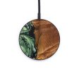 Circle Wood+Resin Wireless Charger - Lydia (Green, 640556) Sale